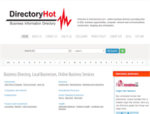 Tablet Screenshot of directoryhot.com